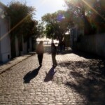 The streets of old Colonia Walking