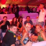 Hanging in the VIP tent at Creamfields DSC00814.JPG